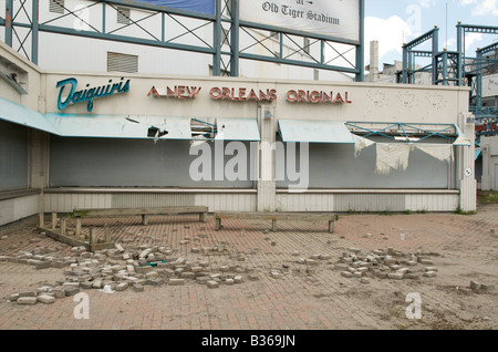 Detroit s Tiger Stadium wird auf Montag, 14. Juli 2008 abgerissen Stockfoto