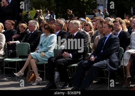 Ab dem Tag der Unabhängigkeit Islands der isländische Präsident Olafur Ragnar Grimsson und die First Lady Dorritt Moussaieff Stockfoto