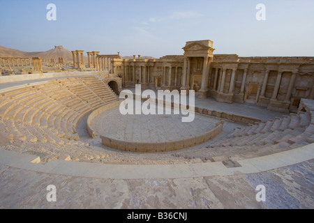 Theater in römischen Ruinen von Palmyra Syrien Stockfoto