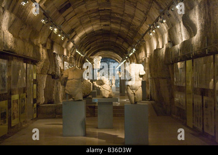 Museum im römischen Ruinen von Baalbek im Libanon Stockfoto