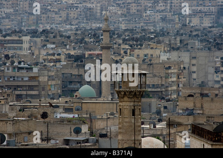 Stadtbild von Aleppo Syrien Stockfoto