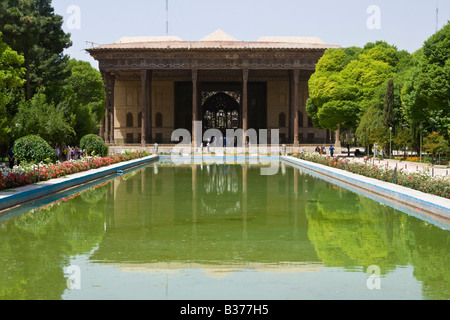 Chehelsotun Palast in Esfahan Iran Stockfoto