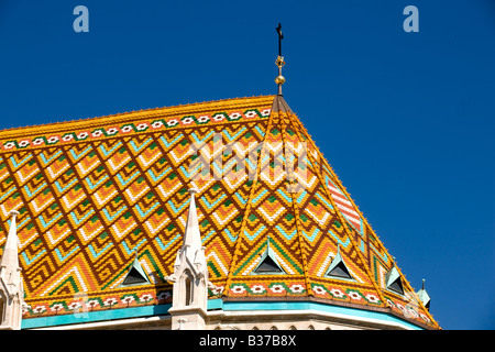 Matyas Kirche in Budapest Ungarn Stockfoto