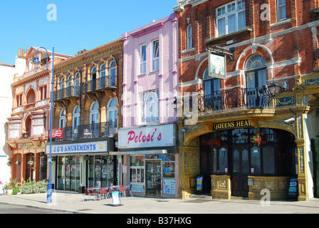 Pubs und Restaurants, Hafen-Parade, Ramsgate, Isle Of Thanet in Kent, England, Vereinigtes Königreich Stockfoto