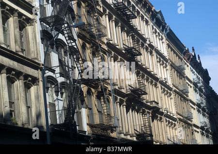 Gusseisen-Gebäude in Tribeca Stockfoto