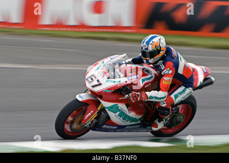 Shane "Shakey" Byrne 67 Freitag üben Mallory Park Leicestershire Stockfoto