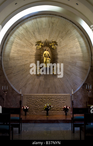 Statue der Maria und Christus in Heiligenberg Basilika am Hubertus WI Stockfoto