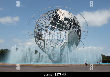 Die Unisphere in Flushing Meadows Park Stockfoto