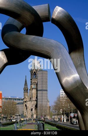 Berlin, Kaiser-Wilhelm-Gedächtnis-Kirche Stockfoto