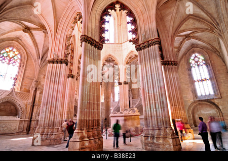 Gründer-Kapelle in der Kirche Santa Maria da Vitoria in Batalha Stockfoto