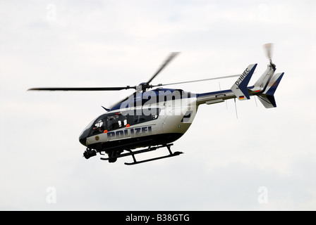 Deutsche Polizei Hubschrauber Eurocopter EC 145 Stockfoto