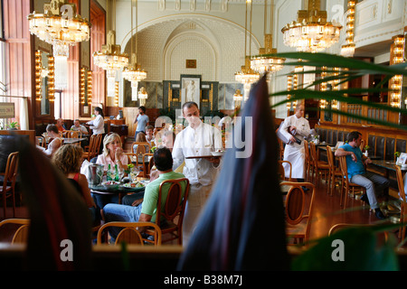 August 2008 - das Gemeindehaus Cafe im Obecni Dum Stare Mesto Prag Tschechische Republik Stockfoto