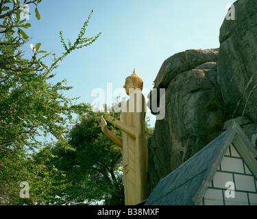 Buddha in Khao Takiab Stockfoto