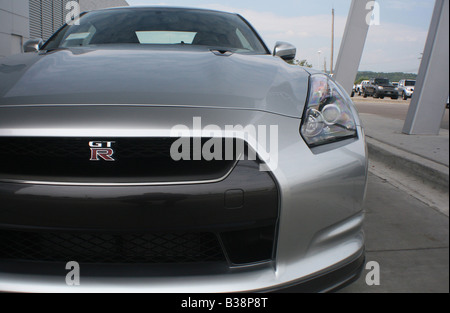 Vorderseite des 2009 Nissan GT-R Stockfoto