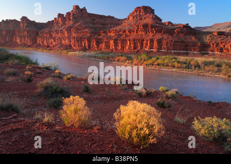 San Juan Rivers auf mexikanischen Hut, Utah Stockfoto