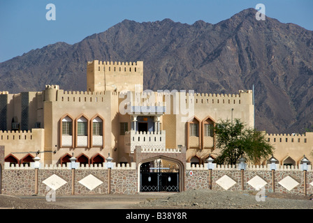 Typischen omanischen Haus Bahla Al Dakhiliyah Region Sultanat von Oman Stockfoto