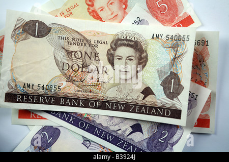 Neuseeland-Dollar-Banknoten Stockfoto