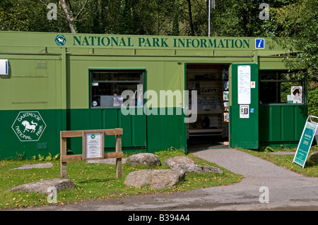 Information Zentrum Newbridge Dartmoor Nationalpark Devon England Stockfoto