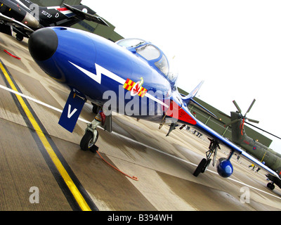 Militärischer Flugzeugtyp IndexHawker Hunter Mk58A Düsenjäger Plane.Military Flugzeug Typ IndexHawker Hunter Mk58A Düsenjäger Stockfoto