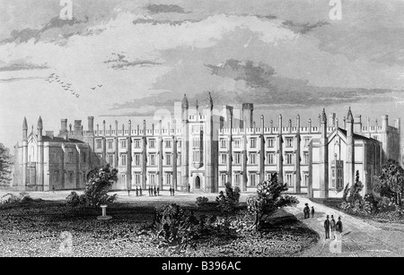 Wesleyan Theological College Richmond Surrey England ca. 1850 19. Jahrhundert Gravur Stockfoto