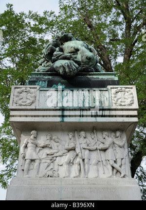 Grab des preußischen general Gerhard von Scharnhorst, preußischer Soldatenfriedhof Invalidenfriedhof in Berlin Stockfoto