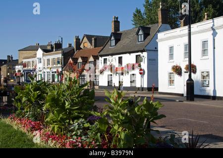 Chatteris ist einer von vier Marktflecken im Fenland von Cambridgeshire, befindet sich im The Fens. Stockfoto