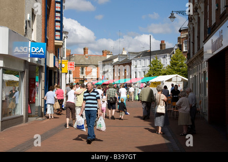 Spalding ist eine Stadt am Fluss Welland in Südholland Bezirk von Lincolnshire, England. Stockfoto