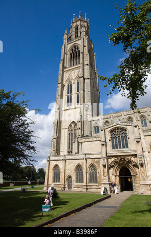 Der Boston-Pfarrkirche, genannt im Volksmund The Stump in Boston, Lincolnshire, UK Stockfoto