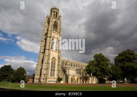 Der Boston-Pfarrkirche, genannt im Volksmund The Stump in Boston, Lincolnshire, UK Stockfoto