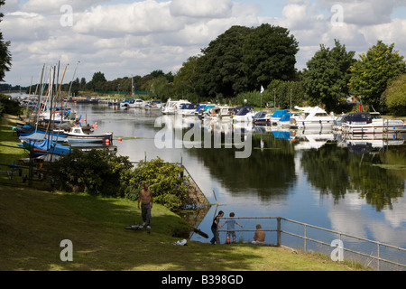 Fluß Witham Boston Lincolnshire England uk gb Stockfoto