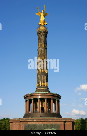 Deutschland, Berlin, Siegessäule, Siegessäule in Berlin, Deutschland Stockfoto