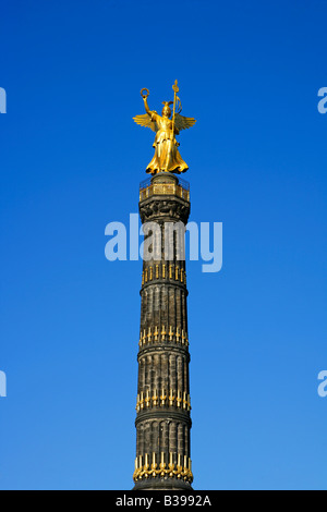 Deutschland, Berlin, Siegessäule, Siegessäule in Berlin, Deutschland Stockfoto
