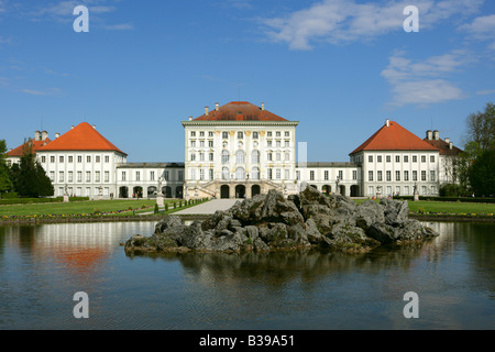 Schloss Nymphenburg in München, Schloss Nymphenburg München, Bayern, Deutschland Stockfoto