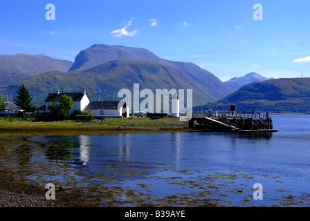 UK Schottland Highland Lochaber Inverness-Shire Ben Nevis und Loch eil Stockfoto