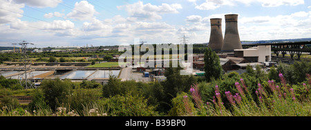 Ainsley Kühltürme 12 Stunden vor die Türme wurden am 24. August 2008, Sheffield, England, Großbritannien Stockfoto