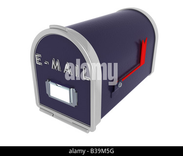 3D Render eine Mail-box Stockfoto