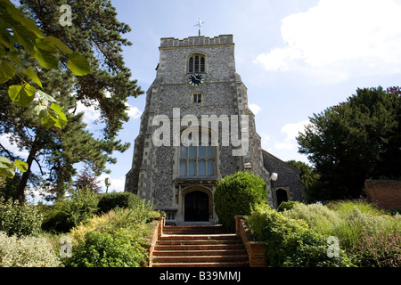 St Mary & St Nicholas Leatherhead Pfarrkirche uk Stockfoto