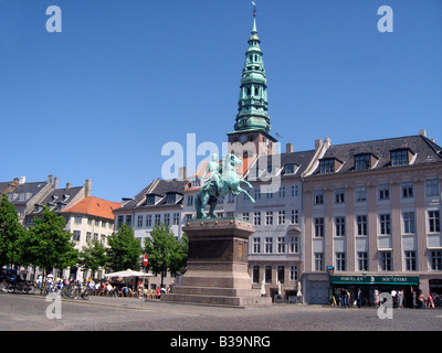 Rathausplatz, Kopenhagen, Dänemark Stockfoto