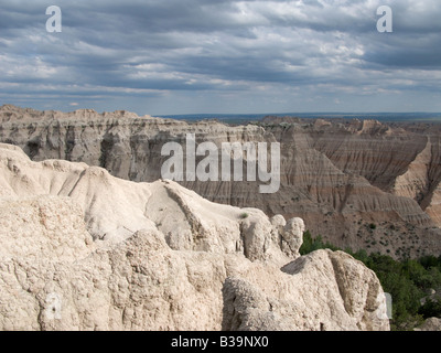 Die Badlands Nationalpark in South Dakota, Vereinigte Staaten von Amerika Stockfoto