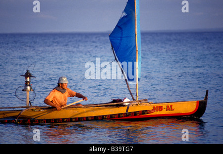 Angeln Boot Bantayan Cebu Philippinen Stockfoto