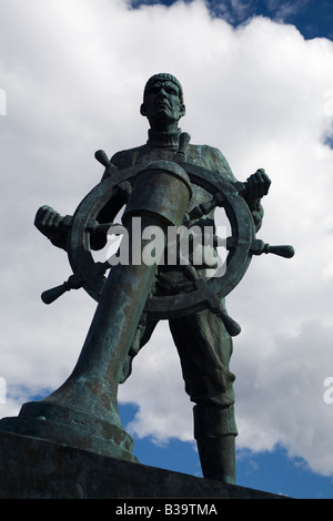 Die Handelsmarine-Denkmal in South Shields, England. Es widmet sich der Seeleute, die im zweiten Weltkrieg starben. Stockfoto