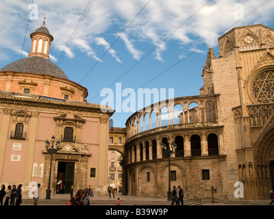 Kathedrale von Valencia Stockfoto