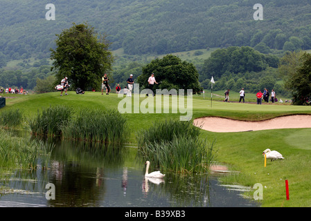 2010 Gwent Newport britischen celtic Manor Golf Meisterschaft Wettbewerb wales Stockfoto