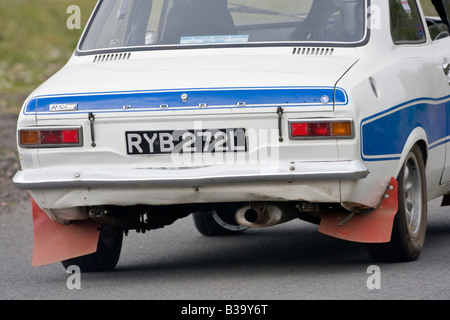 1973 Ford Escort RS2000 Mk1 Oldtimer Autotest Rallye Knockhill Fife Schottland 2008 Stockfoto