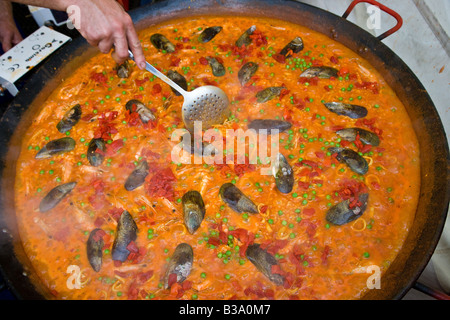 Paella Stockfoto