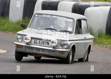 1974 Hillman Imp Oldtimer Autotest Rallye Knockhill Fife Schottland 2008 Stockfoto