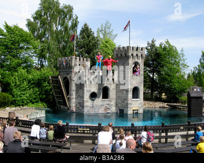 Legoland Modell Stadt der Nyhaven in Kopenhagen, Dänemark Stockfoto