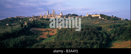 San Gimignano, Toskana, Italien Stockfoto