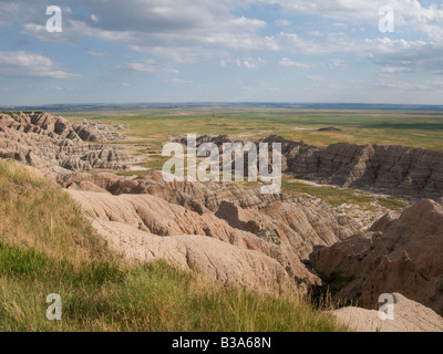 Die Badlands Nationalpark in South Dakota, Vereinigte Staaten von Amerika Stockfoto