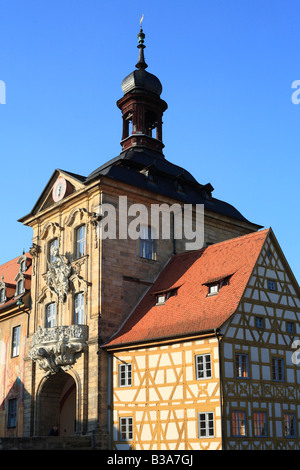 Altes Rathaus (City Hall), Bamberg, UNESCO Weltkulturerbe, Bayern (Oberfranken), Deutschland Stockfoto